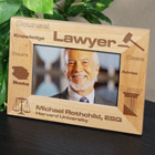 Personalized Lawyer Wood Picture Frame